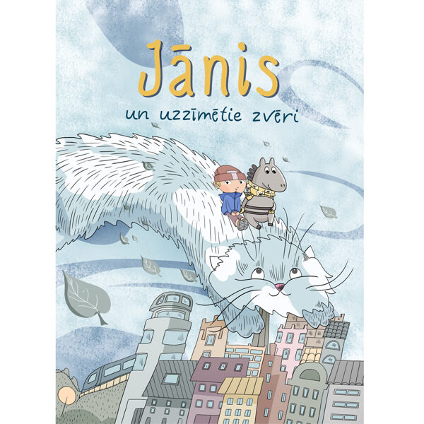 Grāmata par uzzīmētiem zvēriem (zēnam)