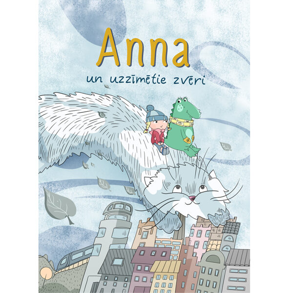 Grāmata par uzzīmētiem zvēriem (meitenei)